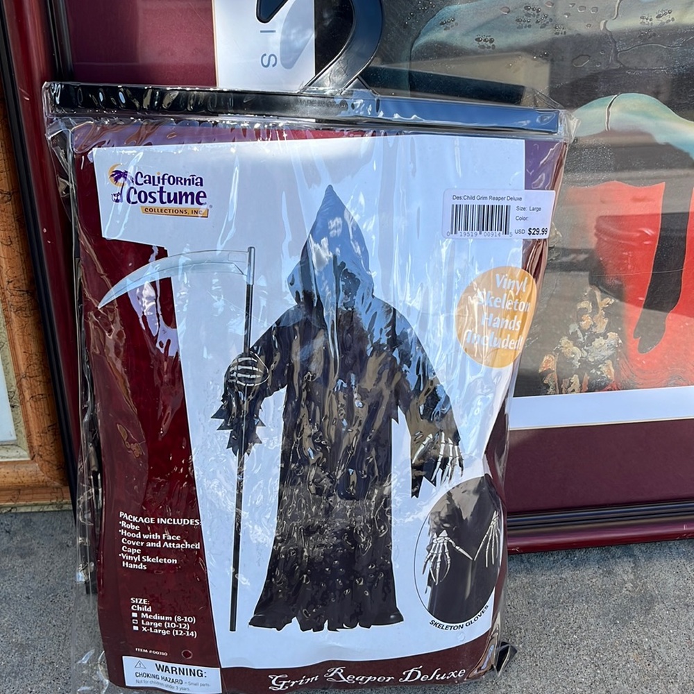 Halloween Costume - Grim Reaper Deluxe
